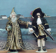 Load image into Gallery viewer, Pirate/Wizard Mold  Sculpted by Loretta Kasza and Jackie Caron 1/12&quot; Scale